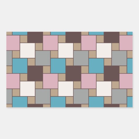 Elegant Pink Nectar Rechteckiger Aufkleber (Vorderseite)