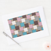 Elegant Pink Nectar Rechteckiger Aufkleber (Umschlag)