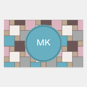 Elegant Pink Nectar Rechteckiger Aufkleber