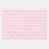 Elegant Pink Ombre Christmas Tree Muster Geschenkpapier Set (Vorderseite)