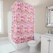Elegant Pink Orchids Shower Curtain Duschvorhang (Beispiel)