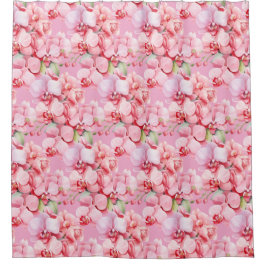 Elegant Pink Orchids Shower Curtain Duschvorhang