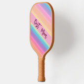Elegant Pink Pastel Custom Gift for Mom or Grandma Pickleball Schläger (Links)