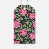 Elegant Pink Peony Blume Hochzeit Danke Geschenkanhänger (Rückseite)