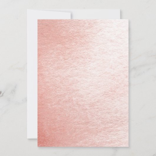 Elegant Pink Poppies Floral 21st Birthday Party Einladung (Rückseite)