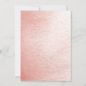 Elegant Pink Poppies Floral 30. Geburtstag Party Einladung (Rückseite)