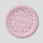 Elegant Pink Pussy Willow Happy Oaster Pa Pappteller