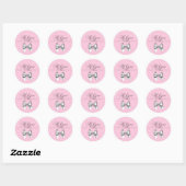 Elegant Pink Quinceanera Stickers (Blatt)