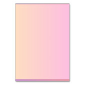 Elegant Pink Red Hearts Wedding Seating Chart Tischnummer (Rückseite)