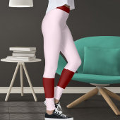 Elegant Pink Red Valentine's Day Girlfriend Gift  Leggings