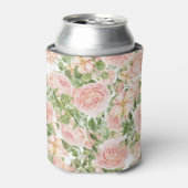 Elegant Pink Rose Garden Dosenkühler (Kanne Vorderseite)