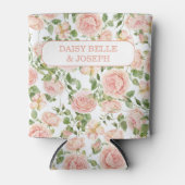 Elegant Pink Rose Garden Dosenkühler (Vorderseite)