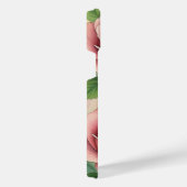 Elegant Pink Roses Watercolor Floral iPhone Case Hülle (Rechte Seite)