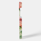 Elegant Pink Roses Watercolor Floral iPhone Case Hülle (Linke Seite)