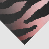 Elegant Pink Silver Tiger Seidenpapier (Ausschnitt)