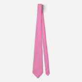 Elegant Pink Solid Groom Gift Krawatte (Vorderseite)