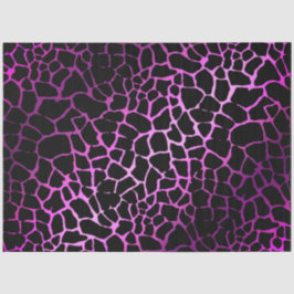 Elegant Pink Tiger Seidenpapier