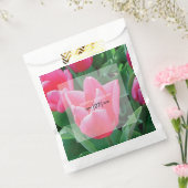 Elegant Pink Tulips Wedding Geschenktütchen (Versiegelt)