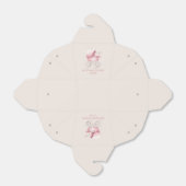 Elegant Pink Vintage Baby Carriage Baby Shower Geschenkschachtel (Ungefaltet)
