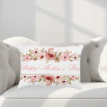 Elegant Pink Watercolor Flower Accent Pillow Dekokissen<br><div class="desc">Celebrate Mom with this elegant Happy Mother’s Day floral accent pillow featuring soft watercolor flowers in beautiful pink tones. Perfect for adding a warm, loving touch to living rooms, bedrooms, or cozy spaces. This decorative pillow makes a thoughtful Mother’s Day gift and a charming seasonal home décor piece that shows...</div>