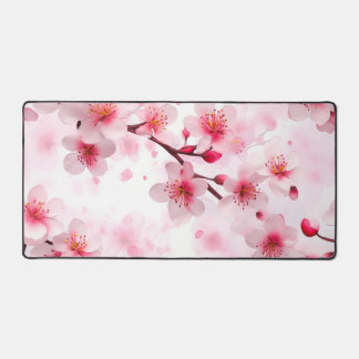 elegant Pinky Cherry Blossom Schreibtischunterlage