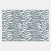 Elegant Plant Silhouettes in Flow Geschenkpapier Set (Vorderseite)