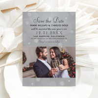 Elegant Platinum Gray Wedding Foto