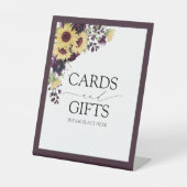 Elegant Plum Lila Sockelschild (Vorderseite)