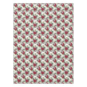 Elegant Poinsettia Bouquet Muster Weihnachten Tischdecke (Vorderseite)