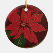 Elegant Poinsettia Ornament (Hinten)