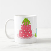 Elegant Polka Dot Cakes Kaffeetasse (Links)