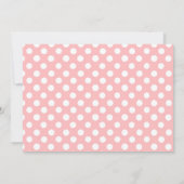 Elegant Polka Dot Wedding Einladungen (Rückseite)
