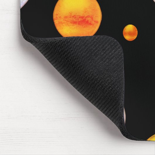 Elegant Polka Dots Mousepad (Ecke)