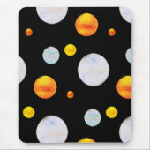 Elegant Polka Dots Mousepad (Vorne)
