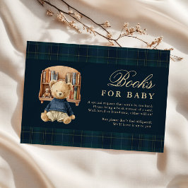 Elegant Polo Bear Baby Shower Books For Baby Begleitkarte
