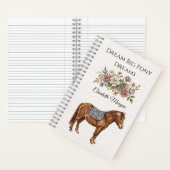 Elegant Pony Notizblock (Innen)