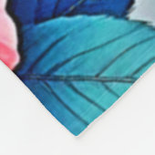 Elegant Poppies: Radiant Nature Art Fleecedecke (Ecke)