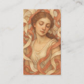 Elegant Portrait Fine Arts Gallery Visitenkarte (Vorderseite)