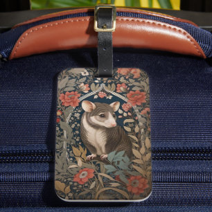 Elegant Possum William Morris Inspiriert Gepäckanhänger