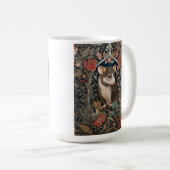 Elegant Possum William Morris Inspiriert Kaffeetasse (VorderseiteRechts)