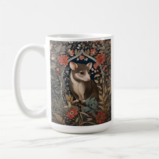Elegant Possum William Morris Inspiriert Kaffeetasse (Links)
