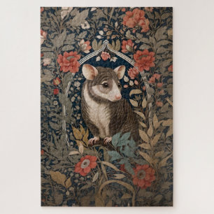 Elegant Possum William Morris Inspiriert Puzzle