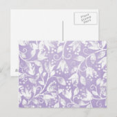 elegant postkarte (Vorne/Hinten)