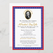 Elegant President's Day Gala Fundraiser Einladung (Vorne/Hinten)