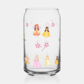 Elegant Princess Birthday Celebration Dosenglas (Rechts)