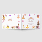 Elegant Princess Birthday Celebration Gästebuch (Voll)