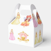 Elegant Princess Birthday Celebration Geschenkschachtel (Rückseite)