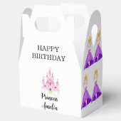 Elegant Princess Birthday Celebration Geschenkschachtel (Geöffnet)