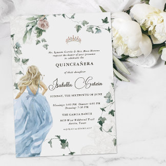 Elegant Princess Fairy Tale | Quinceañera 15. Einladung