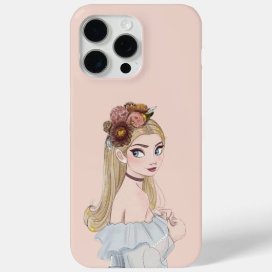 Elegant Princess iPhone 15 Pro Fall Case-Mate iPhone Hülle (Rückseite)